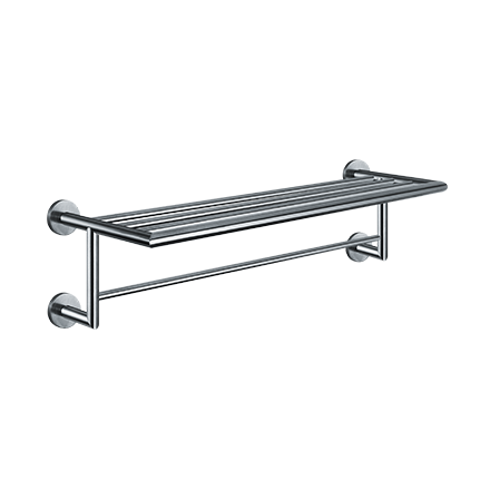 ASI 7383 - Towel Shelf with Hanger Rod
