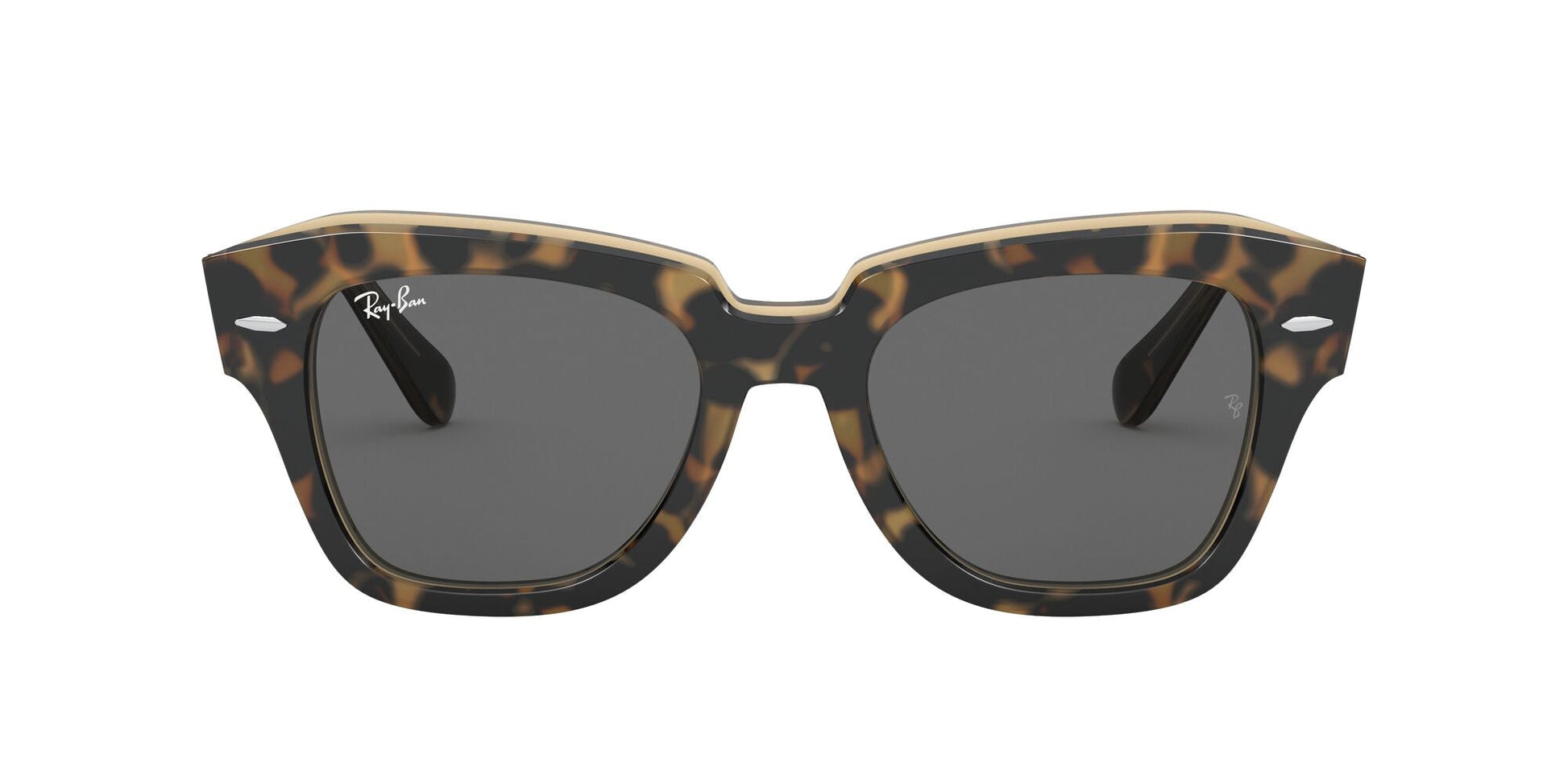 0RB2186 Sunglasses Ray Ban 49 1292B1 - HAVANA ON TRANSPARENT BR Grey